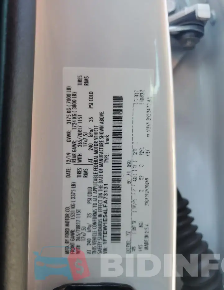 1FTEW1E54LFA73131 Photo# 12
