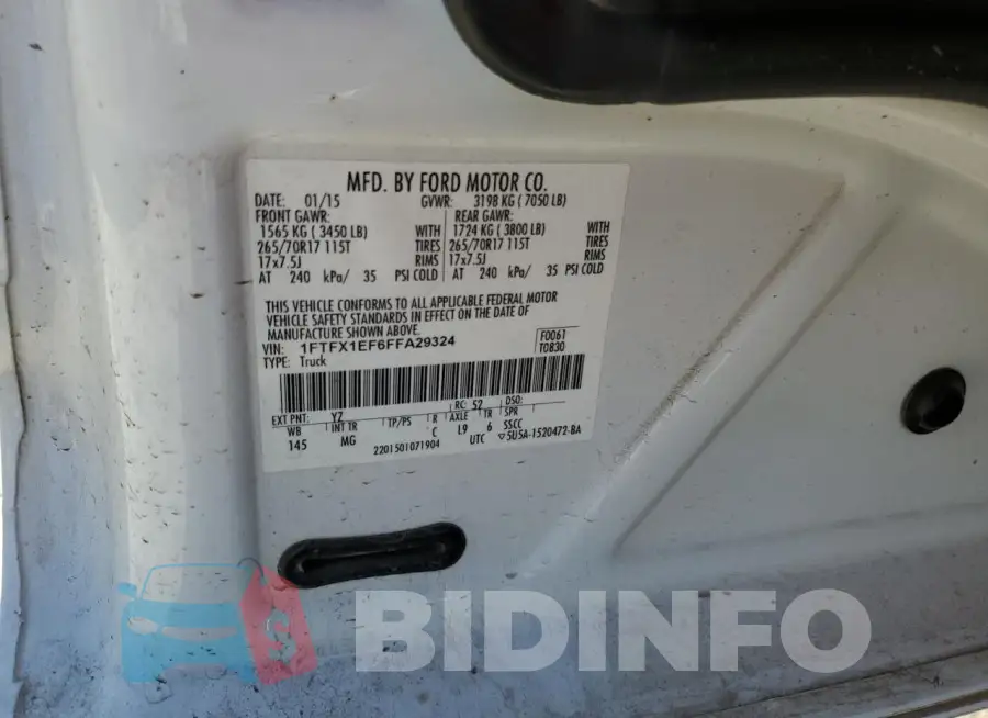 1FTFX1EF6FFA29324 Photo# 12