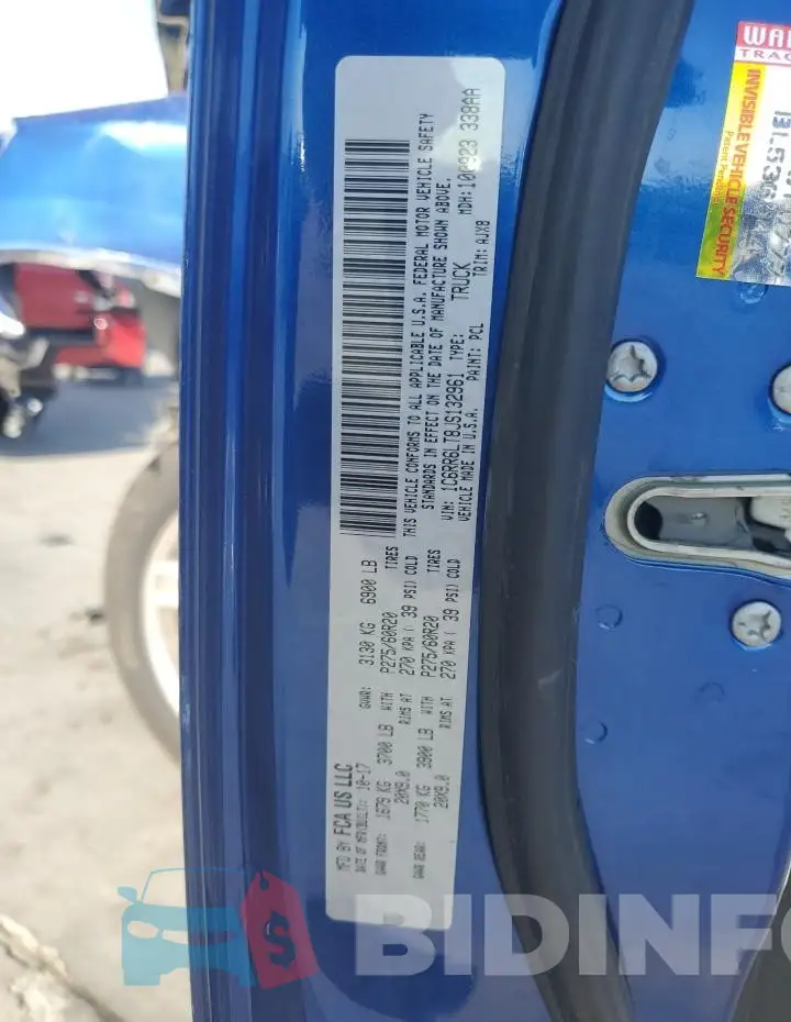 1C6RR6LT8JS132961 Photo# 12