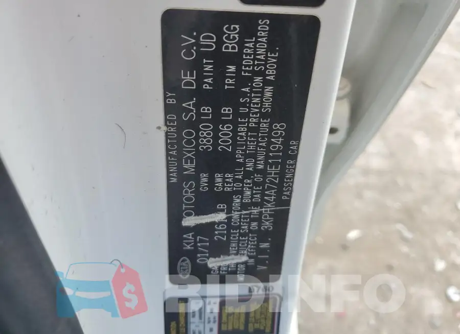 3KPFK4A72HE119498 Photo# 12