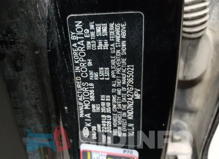 KNDJN2A27G7365021 Photo# 13