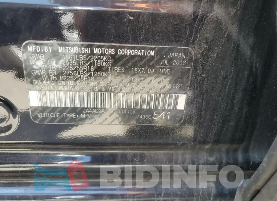 JA4AD2A31KZ004015 Photo# 14
