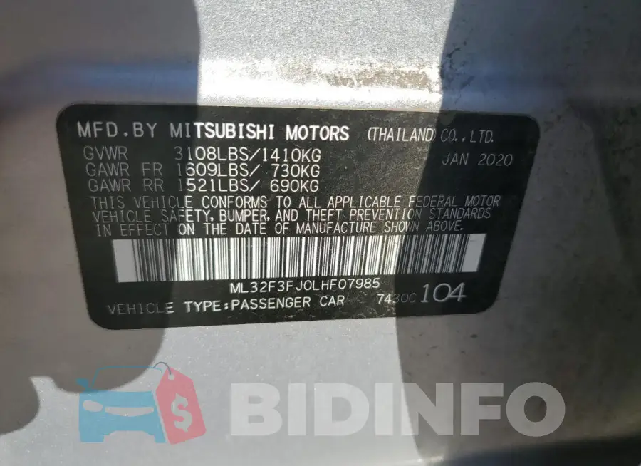 ML32F3FJ0LHF07985 Photo# 12