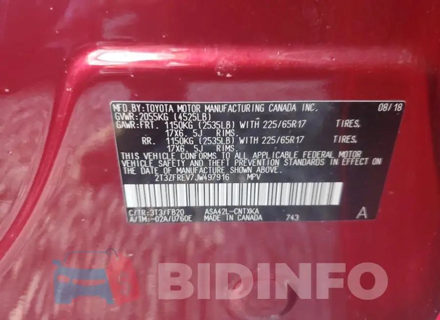 2T3ZFREV7JW497916 Photo# 14