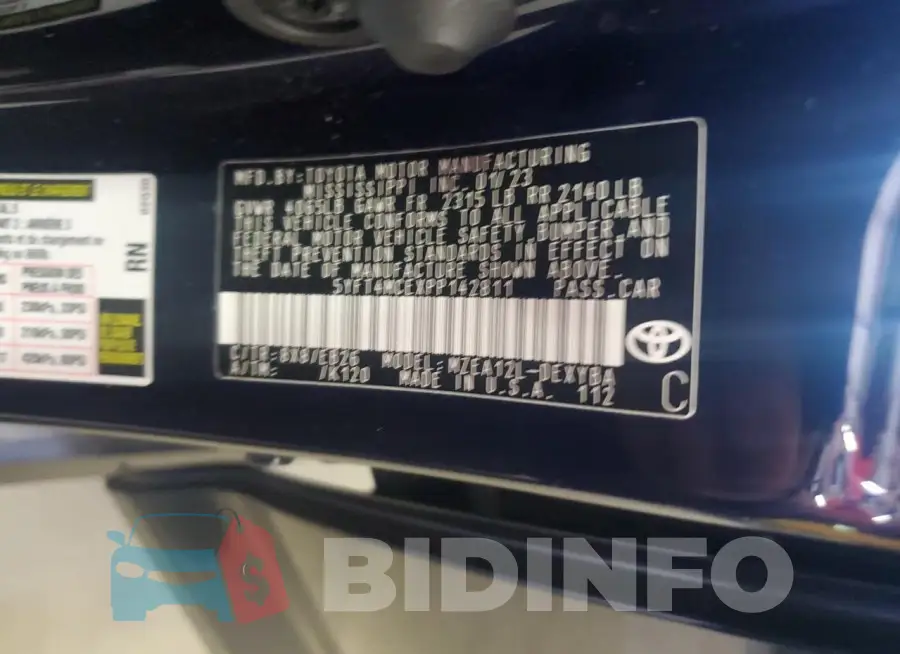 5YFT4MCEXPP142811 Photo# 12