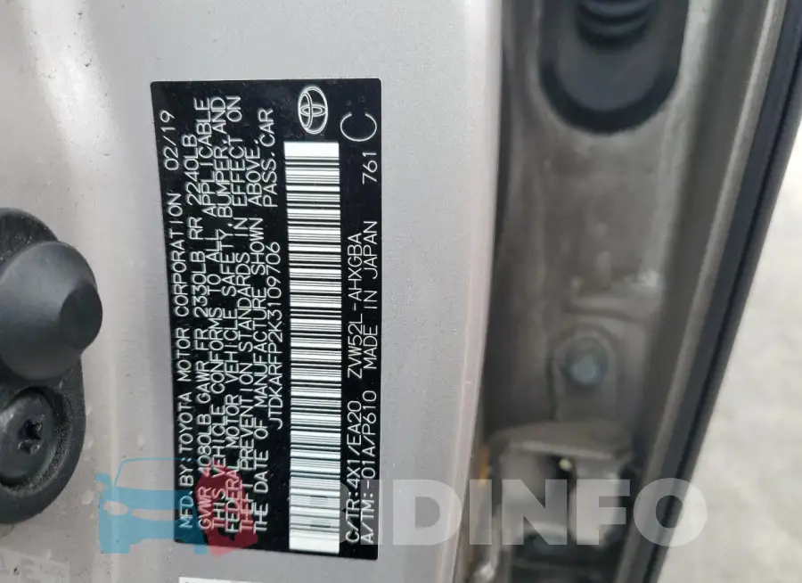 JTDKARFP2K3109706 Photo# 12