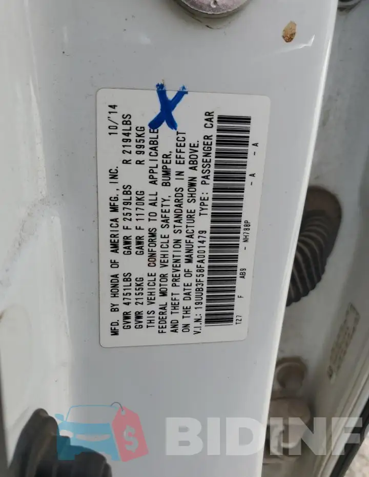 19UUB3F58FA001479 Photo# 13