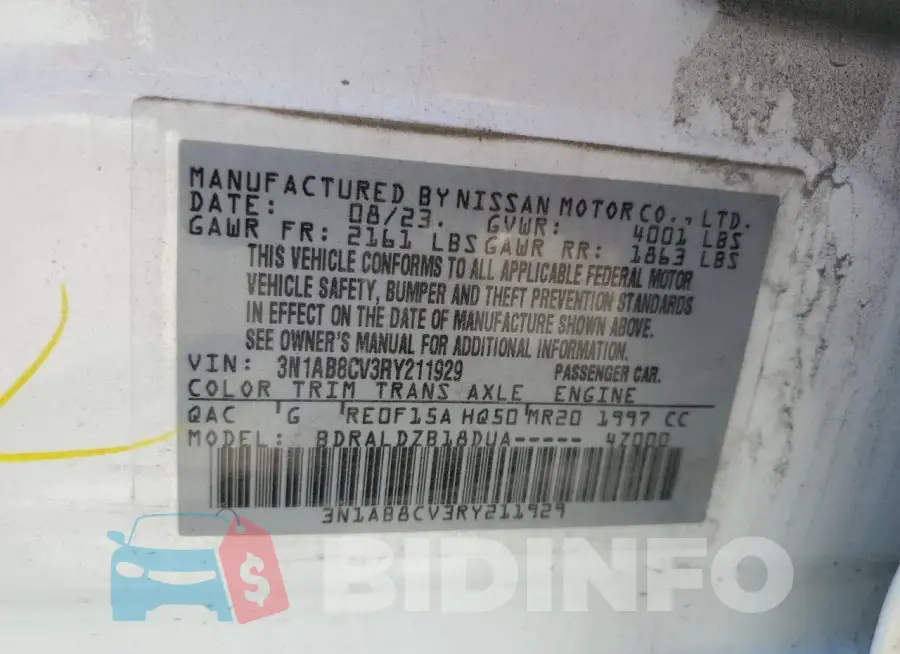 3N1AB8CV3RY211929 Photo# 12