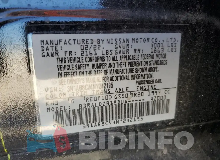 3N1AB8CV4NY242195 Photo# 12