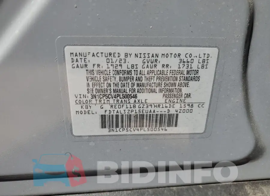 3N1CP5CV4PL500546 Photo# 13