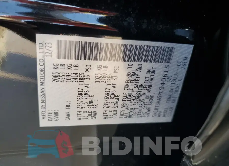 5N1BT3AA5PC940615 Photo# 14