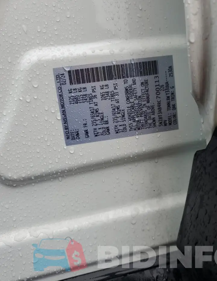 5N1BT3AB4RC700113 Photo# 13