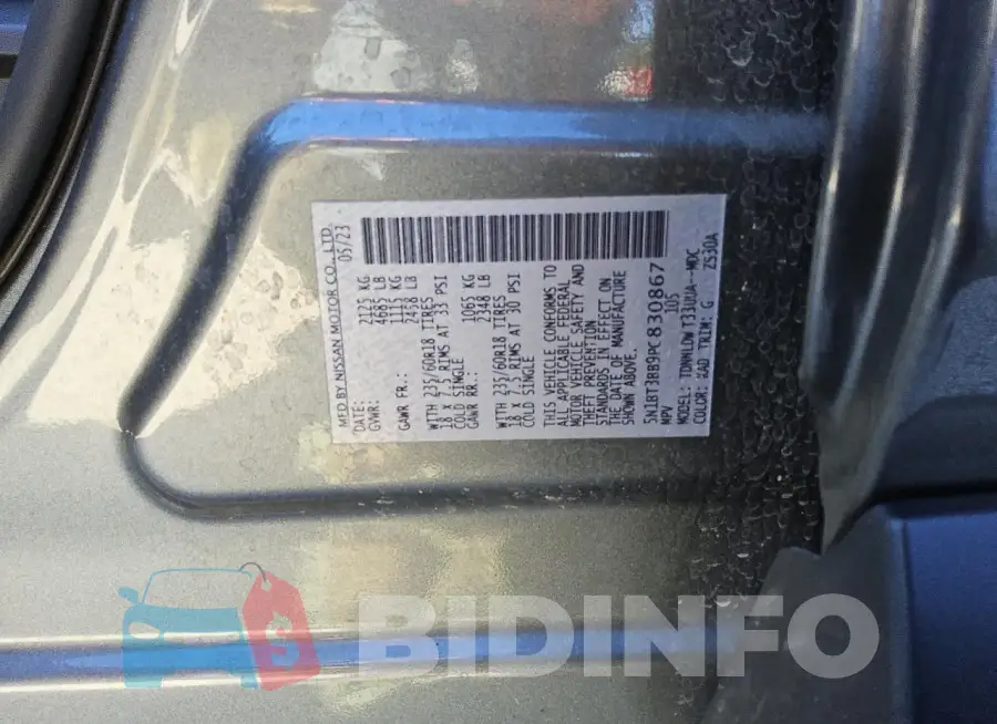 5N1BT3BB9PC830867 Photo# 13