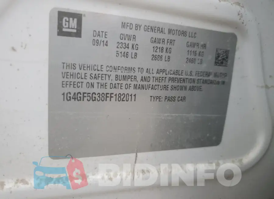 1G4GF5G38FF182011 Photo# 13