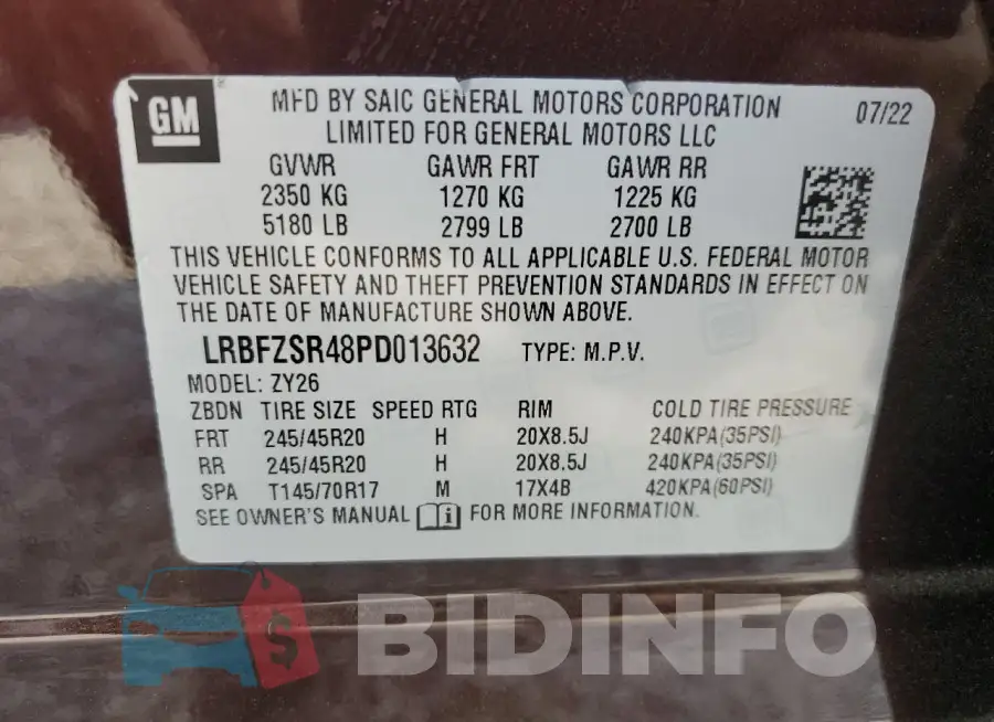 LRBFZSR48PD013632 Photo# 14