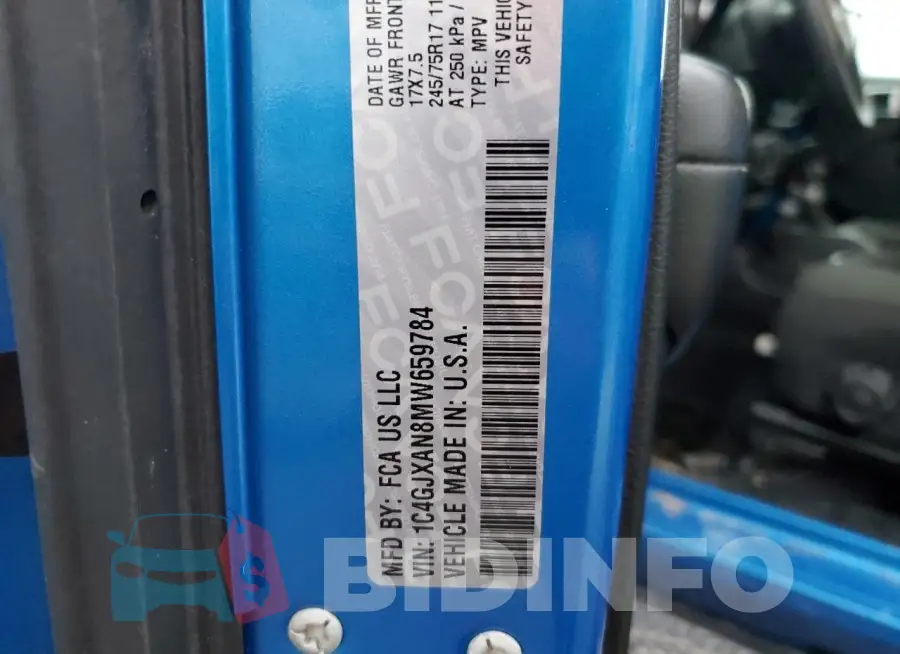 1C4GJXAN8MW659784 Photo# 13