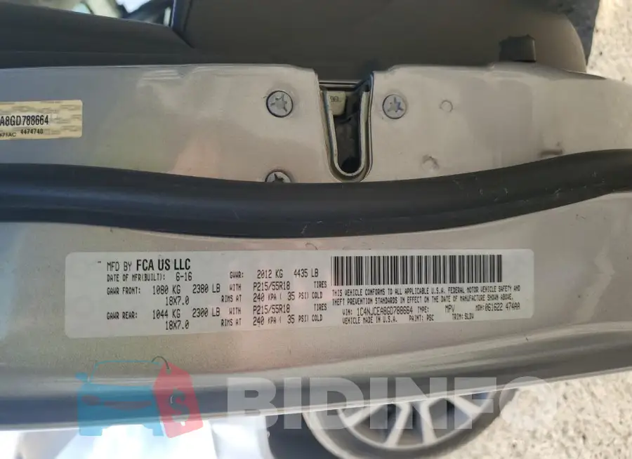 1C4NJCEA8GD788664 Photo# 13