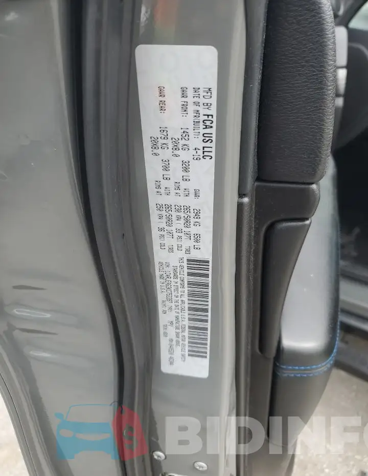 1C4RJEAG3KC752287 Photo# 14