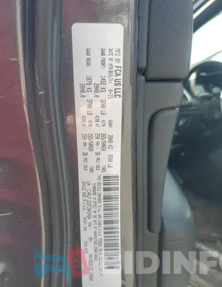 1C4RJFJG3FC842454 Photo# 13
