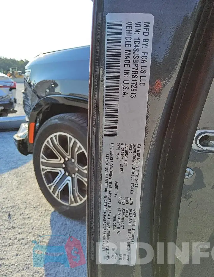 1C4SJSBP7RS172913 Photo# 13