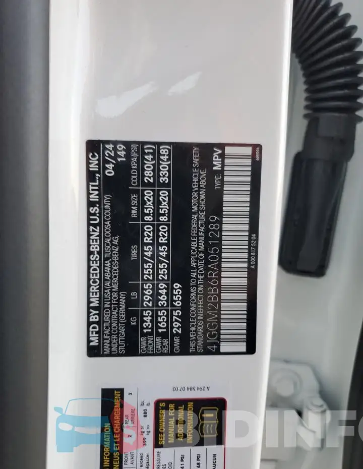 4JGGM2BB6RA051289 Photo# 13