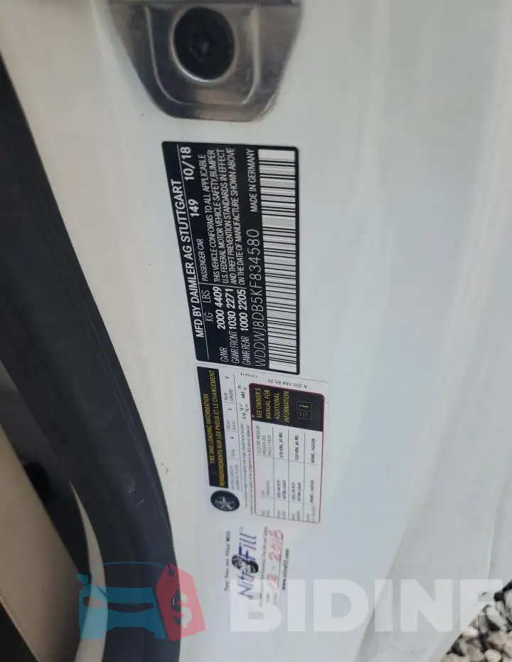 WDDWJ8DB5KF834580 Photo# 13