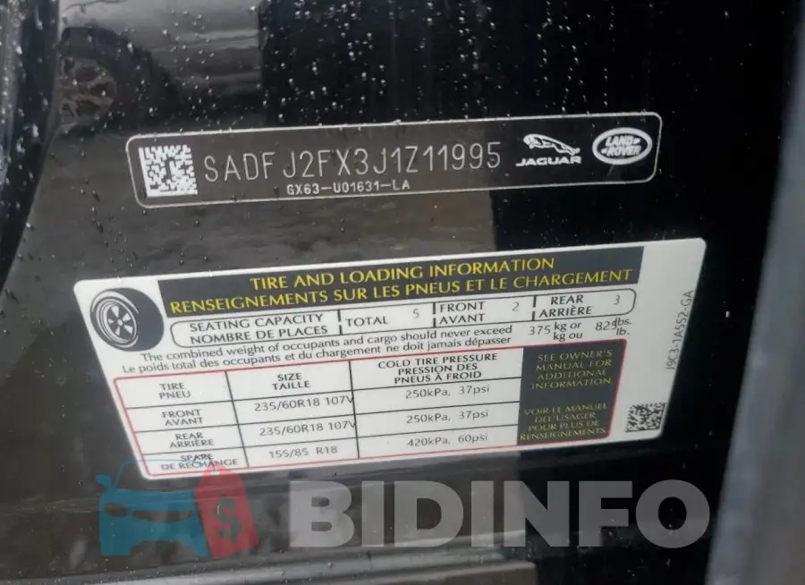 SADFJ2FX3J1Z11995 Photo# 13