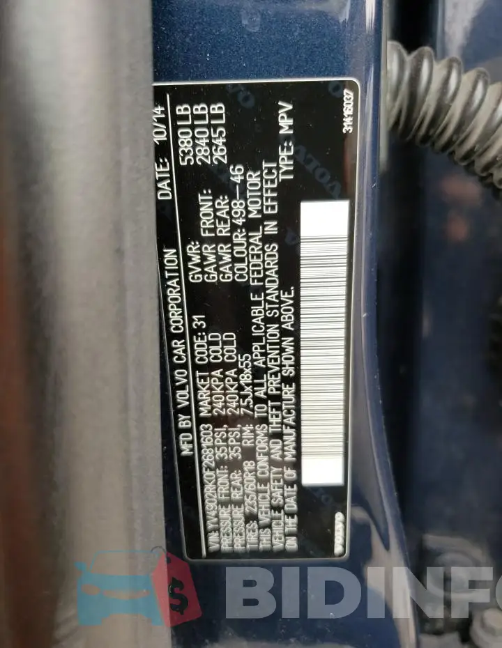 YV4902RK0F2681603 Photo# 13
