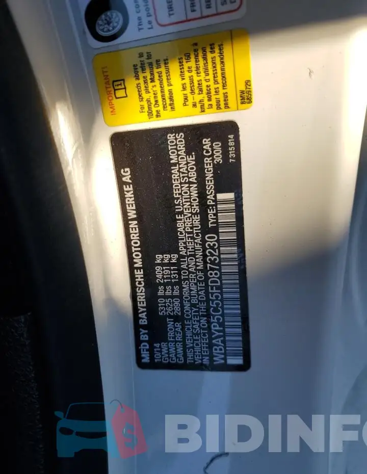 WBAYP5C55FD873230 Photo# 12