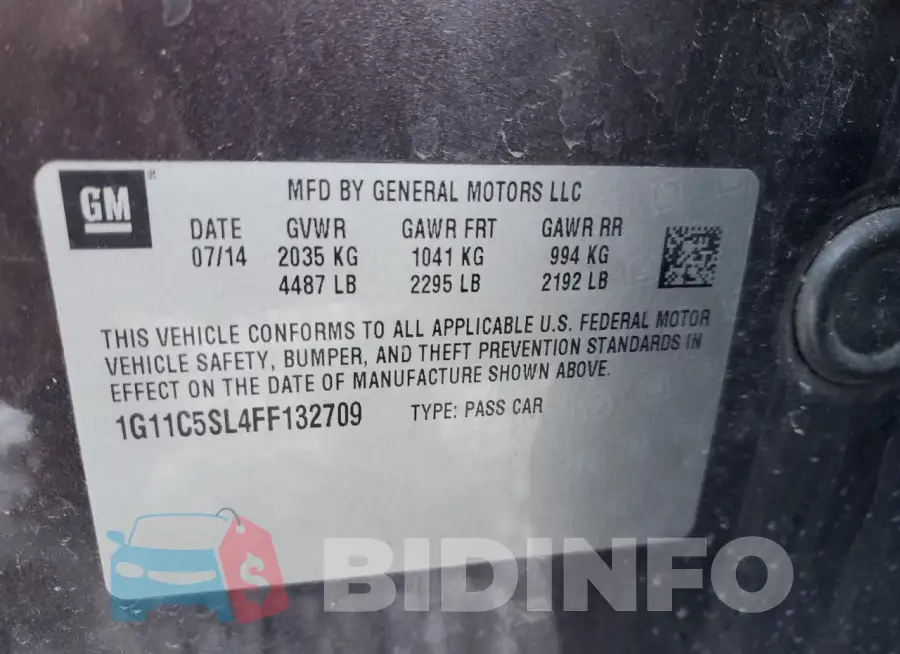 1G11C5SL4FF132709 Photo# 13