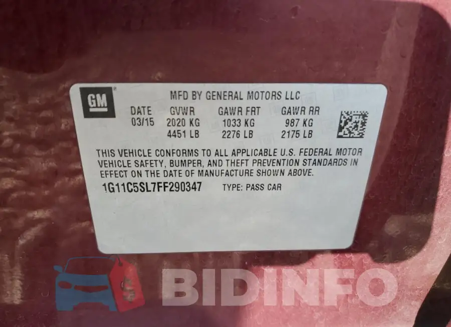 1G11C5SL7FF290347 Photo# 12