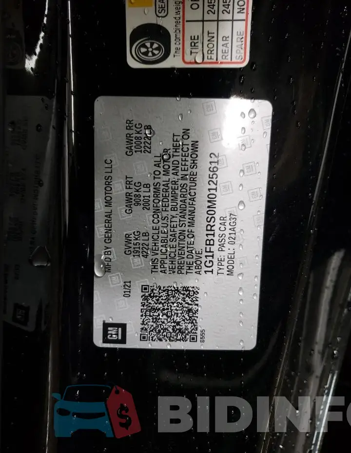 1G1FB1RS0M0125612 Photo# 12