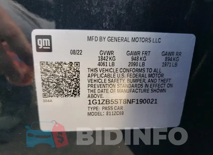 1G1ZB5ST8NF190021 Photo# 13