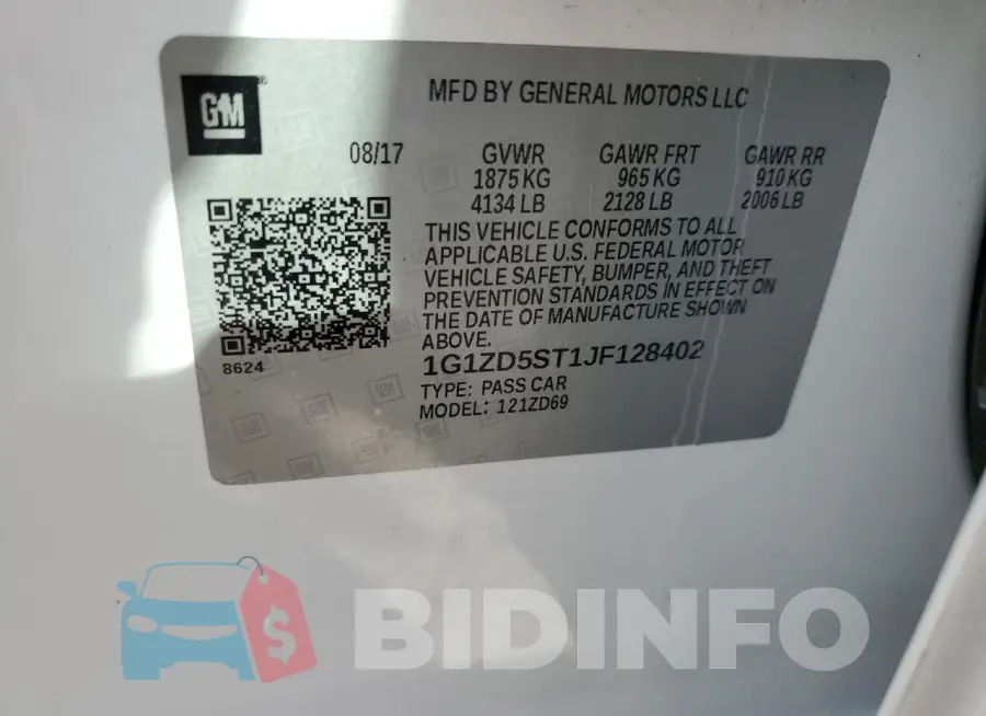 1G1ZD5ST1JF128402 Photo# 13