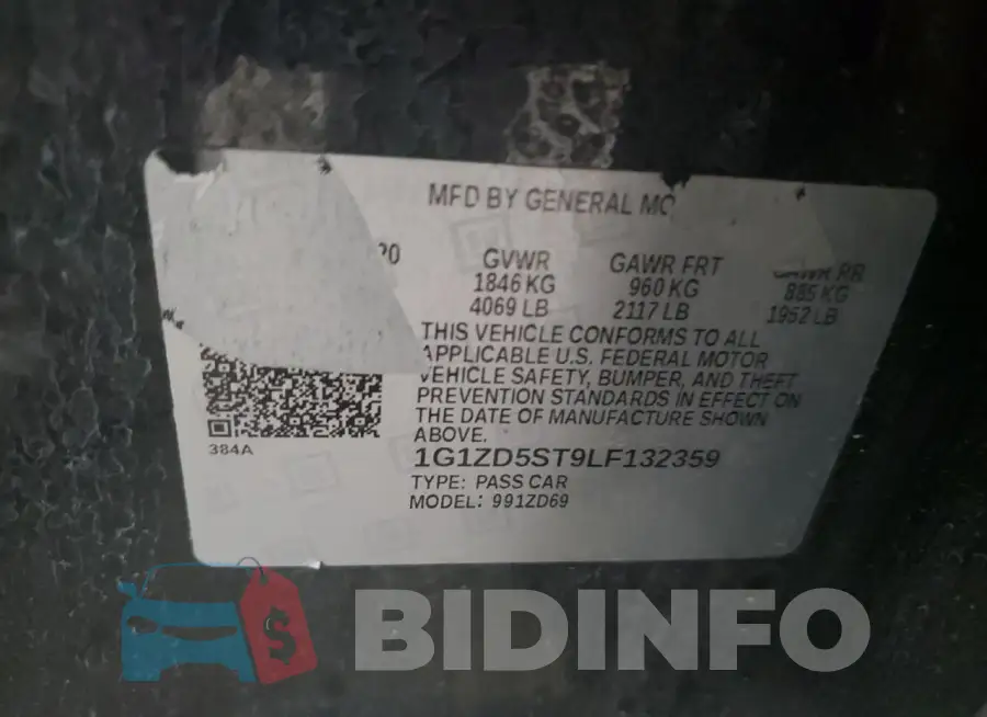 1G1ZD5ST9LF132359 Photo# 12
