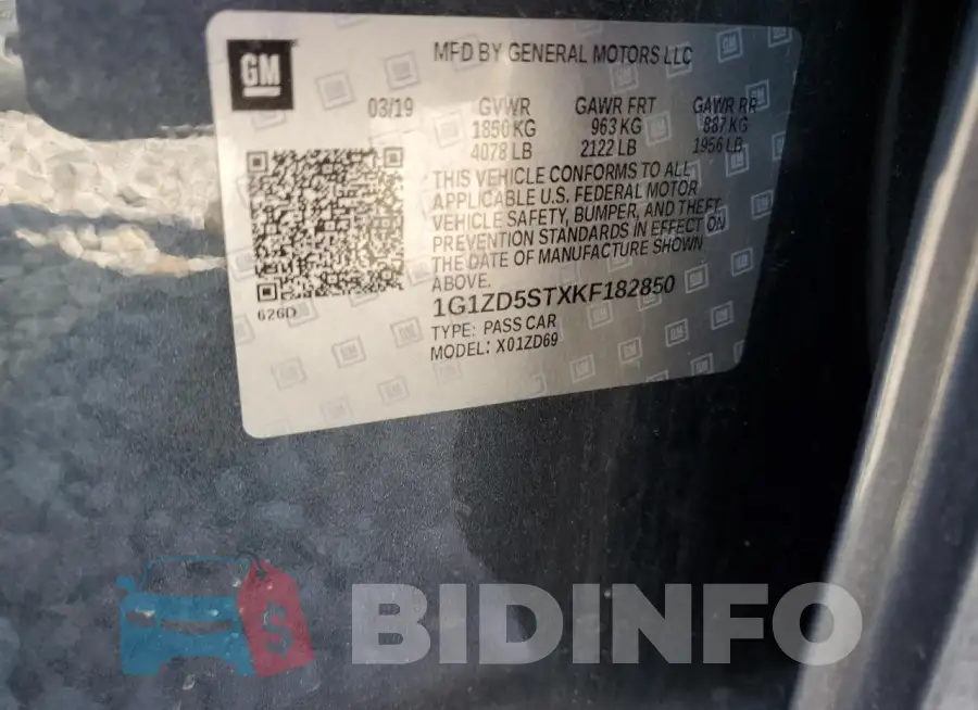 1G1ZD5STXKF182850 Photo# 12