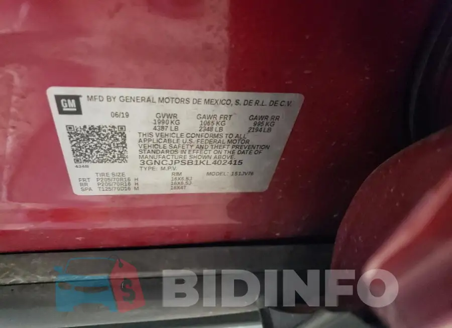 3GNCJPSB1KL402415 Photo# 12