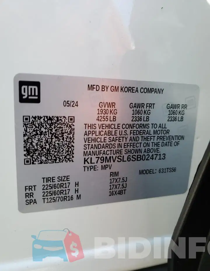 KL79MVSL6SB024713 Photo# 14