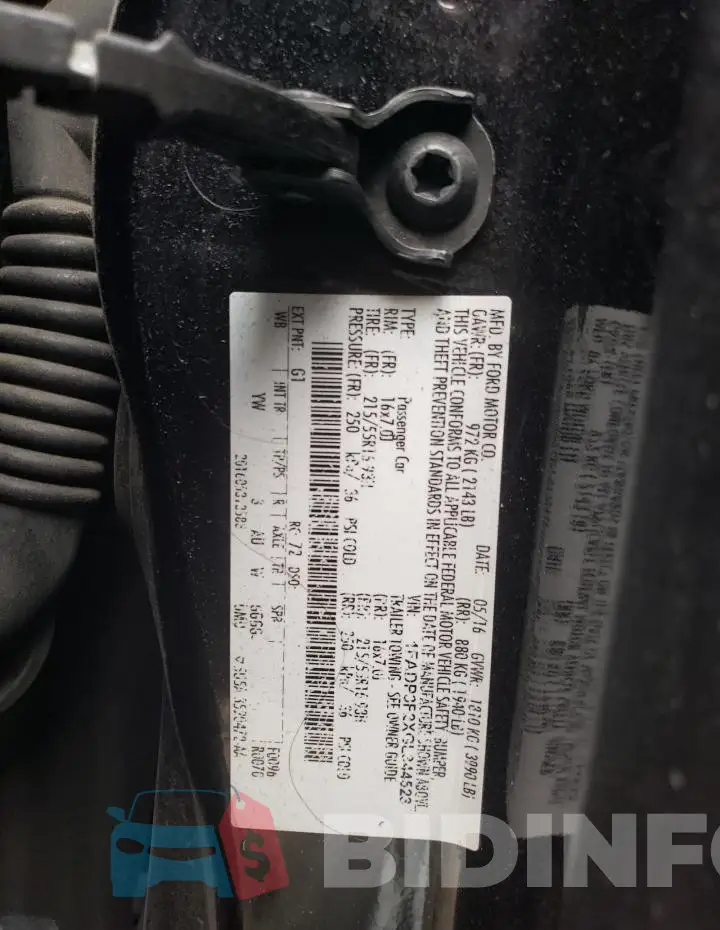 1FADP3F2XGL344523 Photo# 12