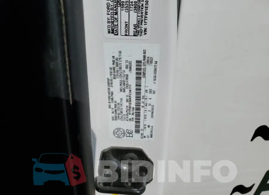 1FTFW1E50KFC34111 Photo# 12