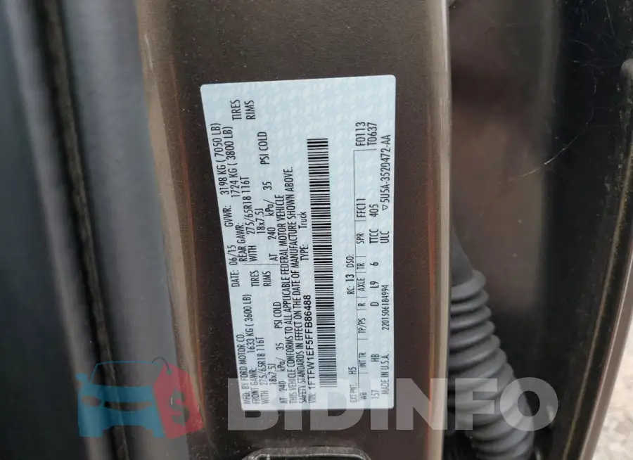 1FTFW1EF5FFB86488 Photo# 13