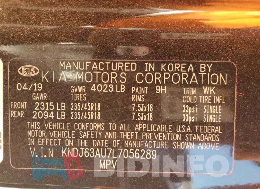 KNDJ63AU7L7056289 Photo# 14