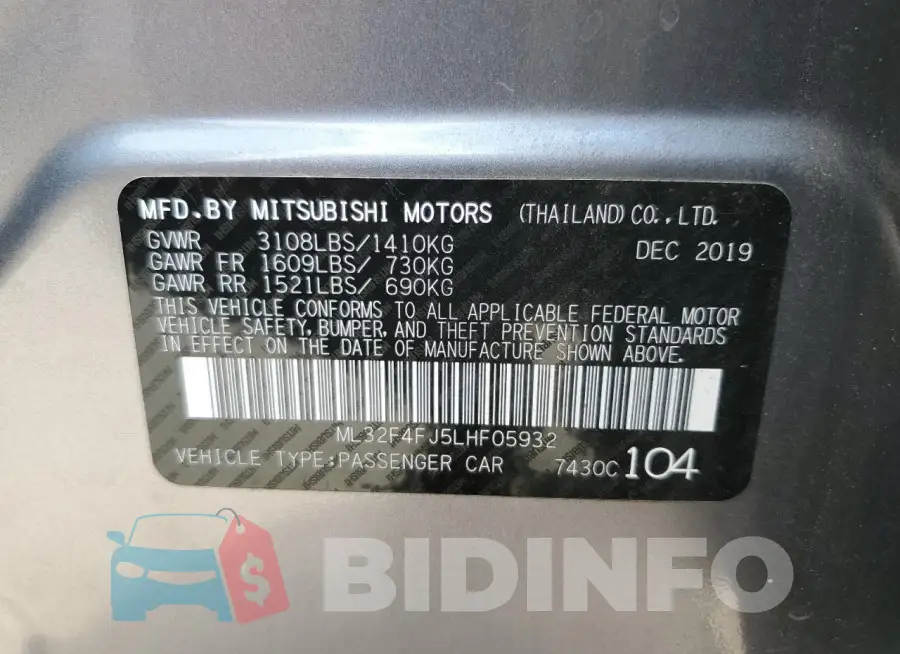 ML32F4FJ5LHF05932 Photo# 12