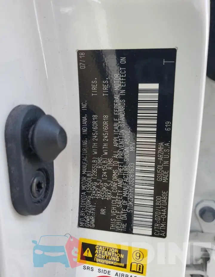 5TDKZRFH7JS281633 Photo# 14