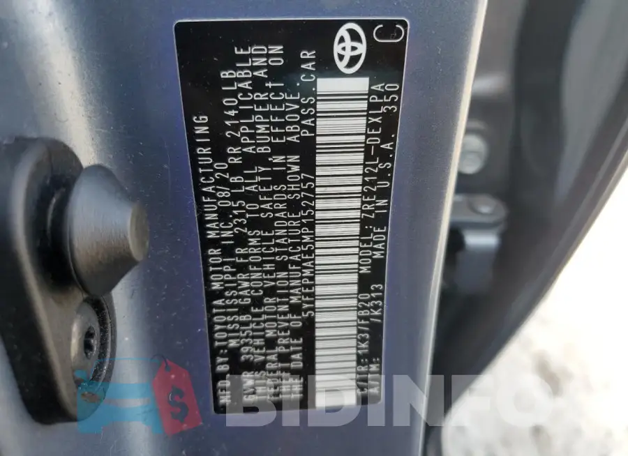5YFEPMAE5MP152757 Photo# 12