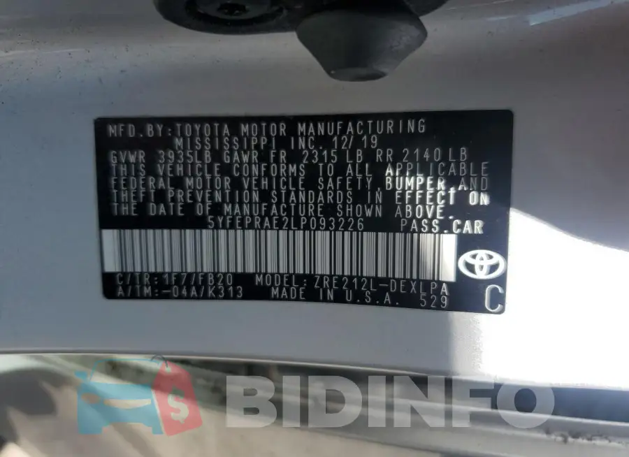 5YFEPRAE2LP093226 Photo# 13