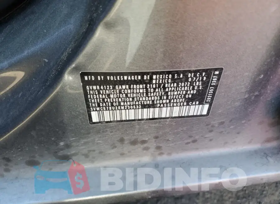 3VWC57BU2KM230532 Photo# 12