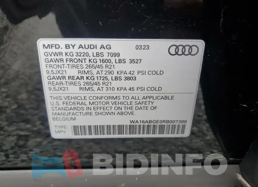 WA16ABGE0RB007398 Photo# 13