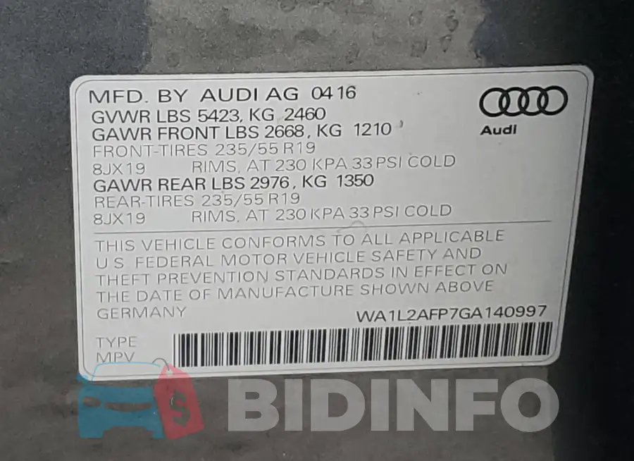 WA1L2AFP7GA140997 Photo# 13