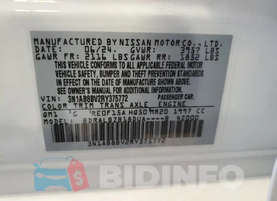 3N1AB8BV2RY375772 Photo# 12